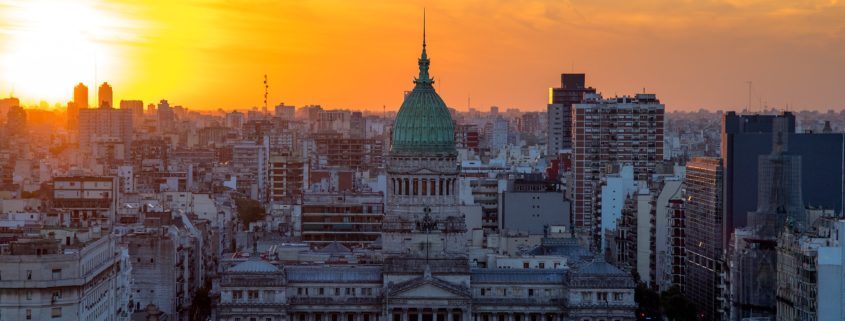 Atardecer en Buenos Aires Argentina