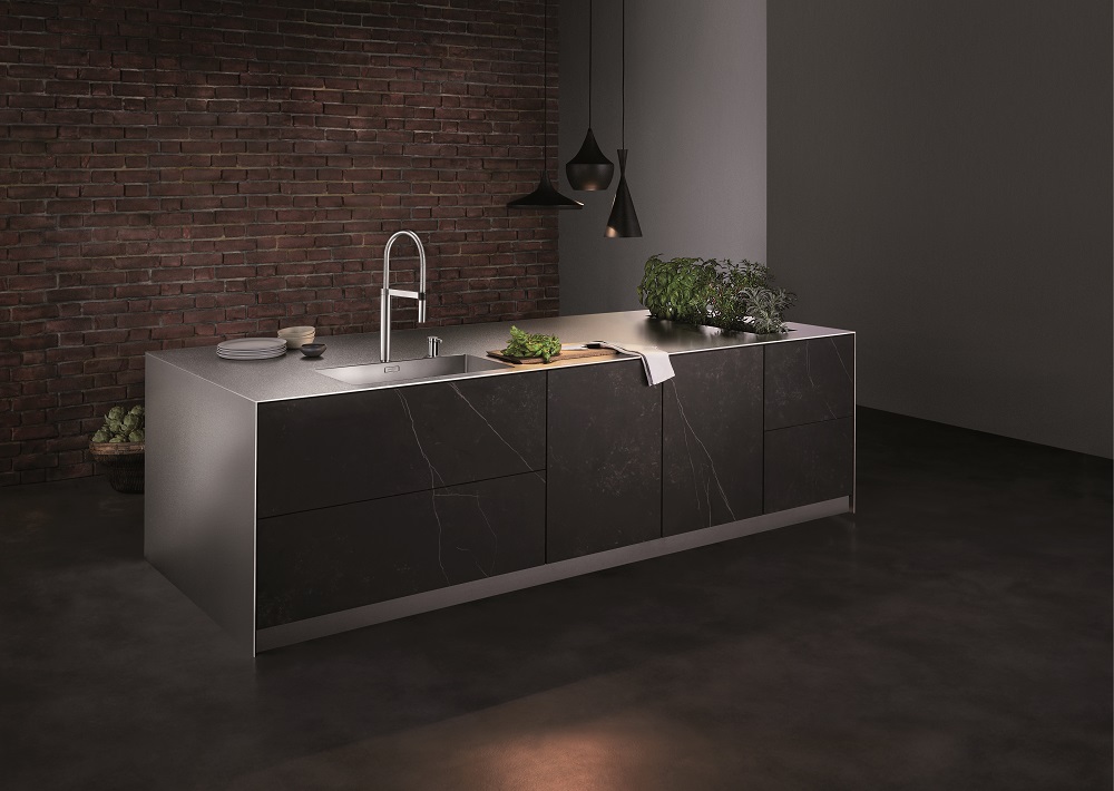 Mueble de cocina con un grifo de Blanco (Colección Culina-s Duo)
