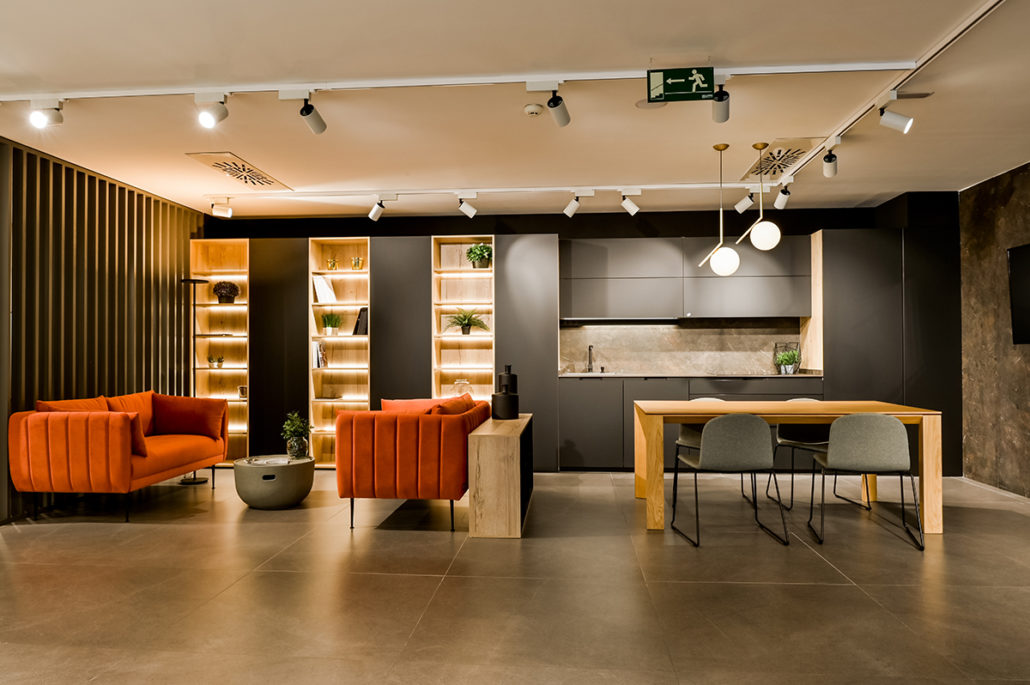 La nueva zona de cocinas Santos en nuestro showroom de Alcobendas