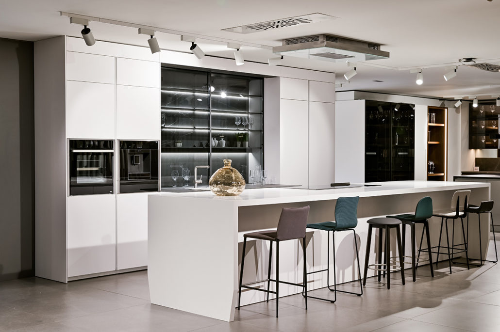 La nueva zona de cocinas Santos en nuestro showroom de Alcobendas