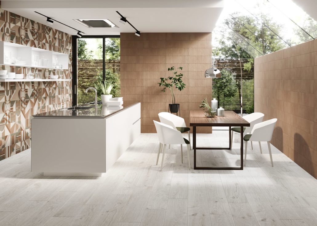 Cocina abierta con isla