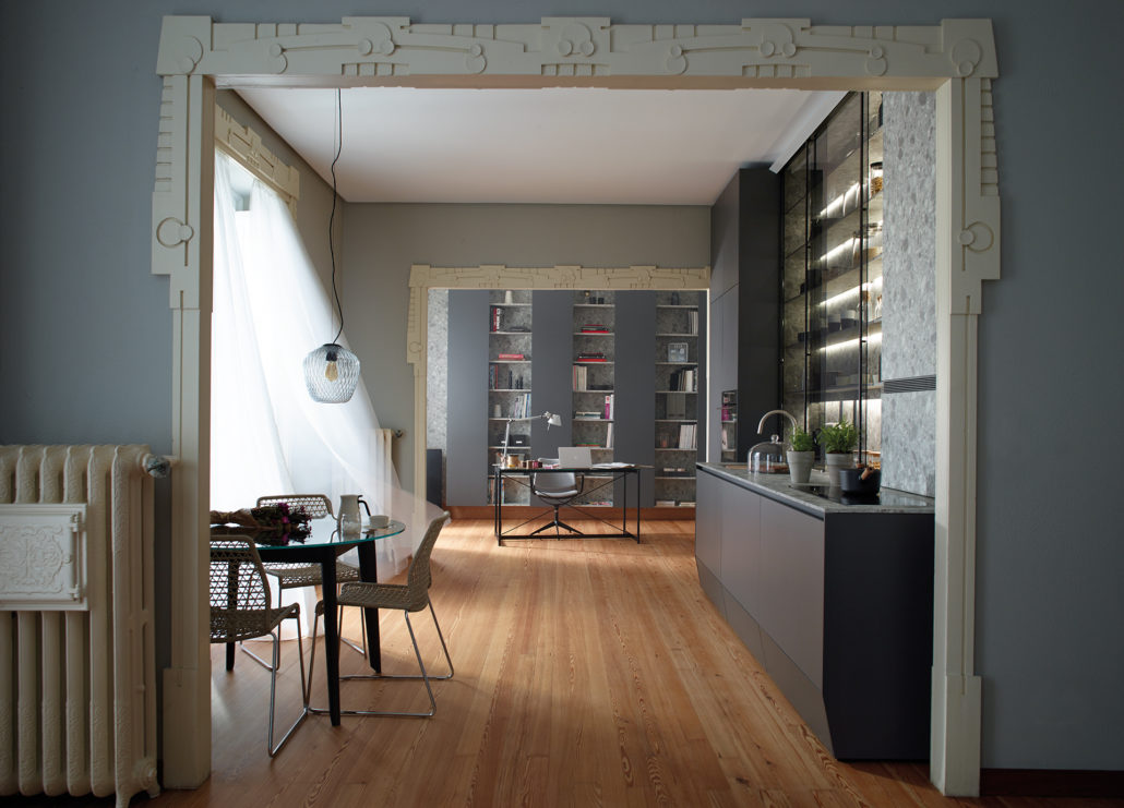 Diseño de cocina abierta