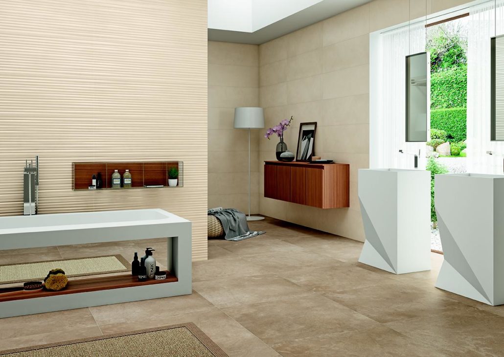 Baño con vestidor de diseño