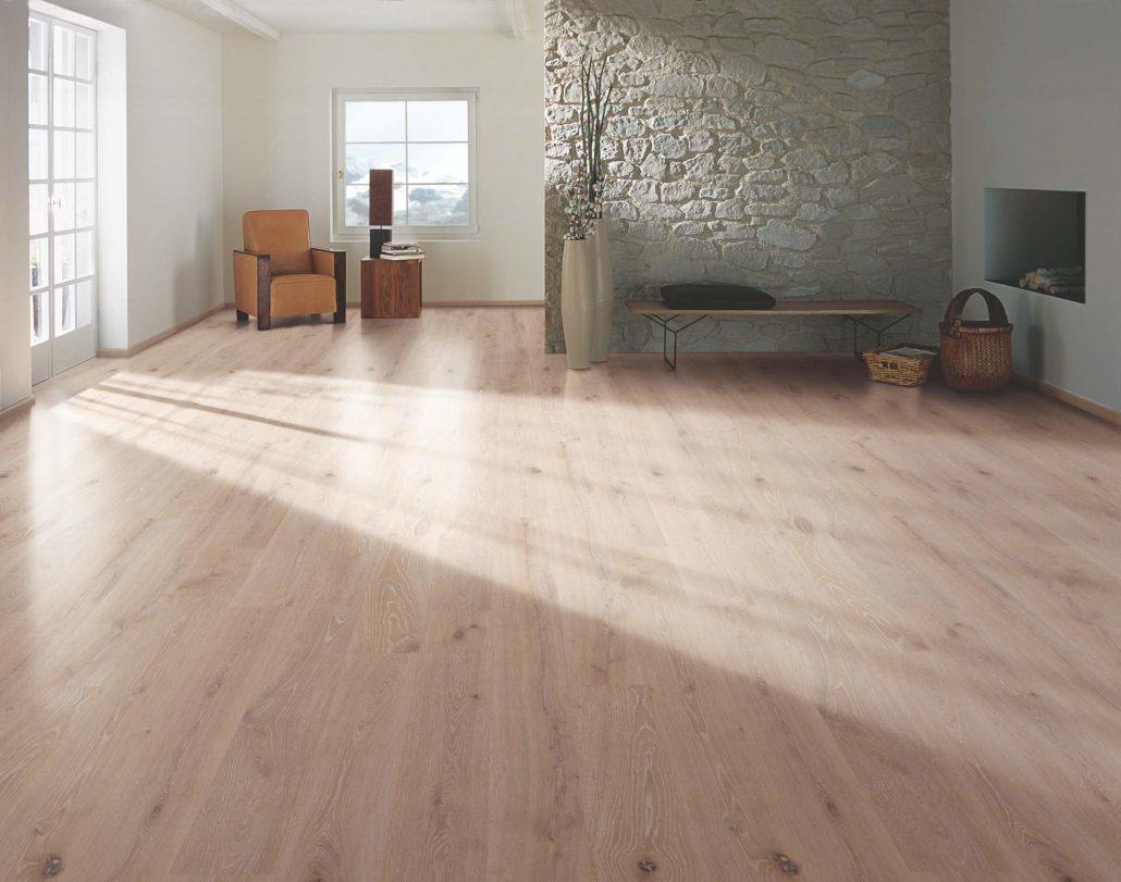 Diseño con suelo de parquet de Parador.