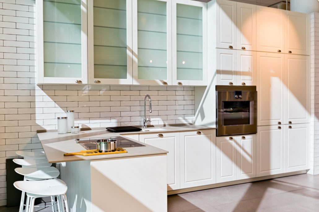 Cocina expuesta en el showroom de Pinto de Discesur.